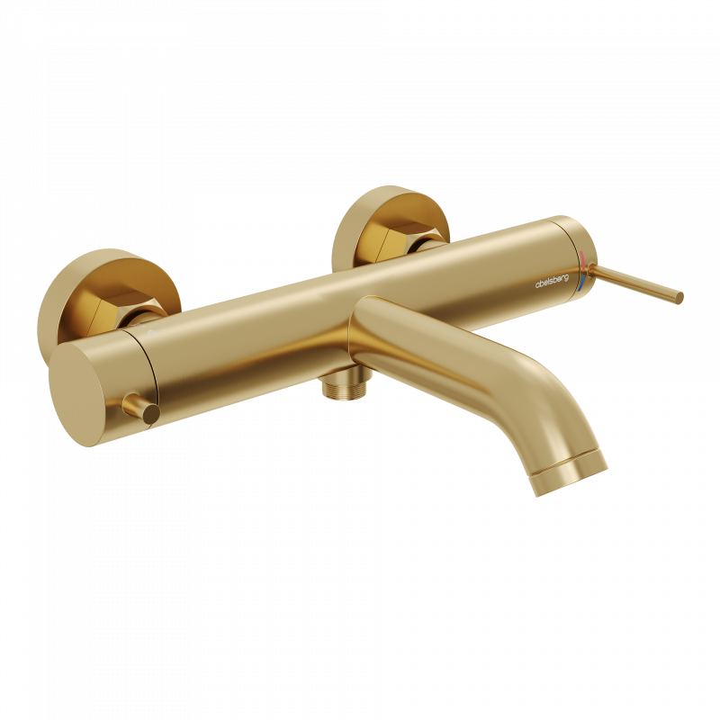 Смеситель для ванны и душа Abelsberg Fluida ERF22516BG, королевское золото