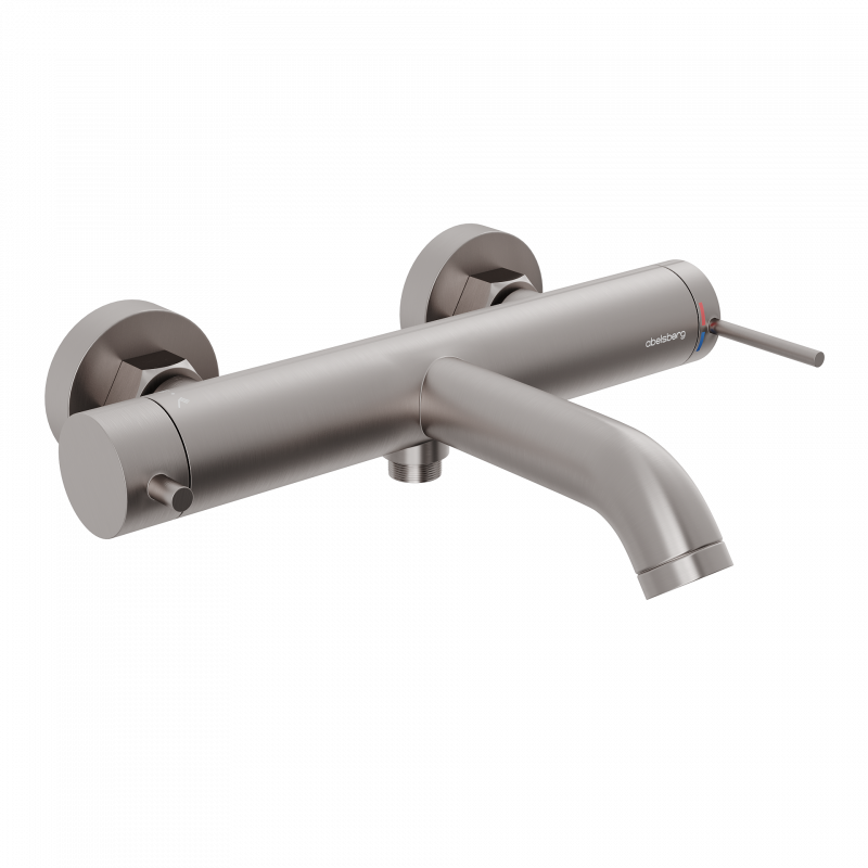 Смеситель для ванны и душа Abelsberg Fluida ERF22516BN, титан