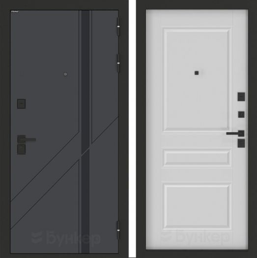 Входная дверь Бункер BN-12 - 13 Белый софт