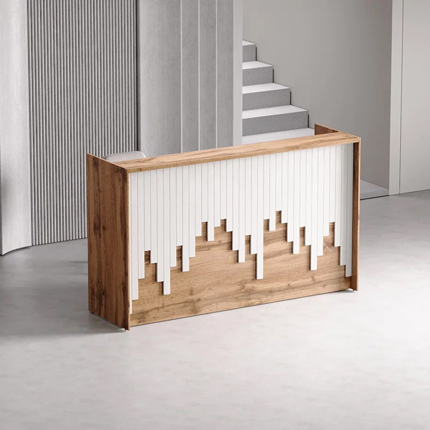 Ресепшн «Моцарт» Дуб вотан/Белый