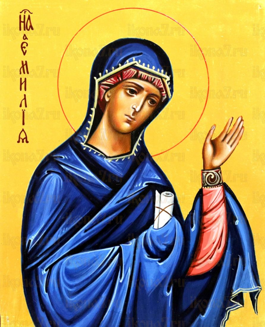 Икона Емилия Кесарийская (UV-печать)(10292)