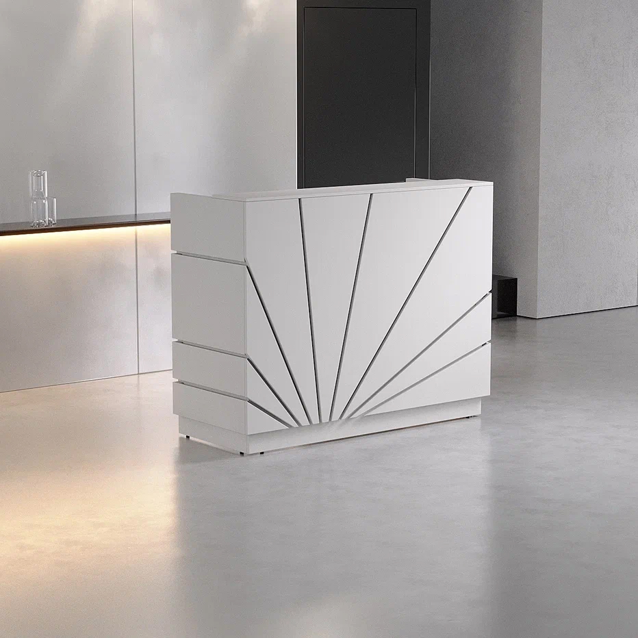 Ресепшн «Рей» белый/белый