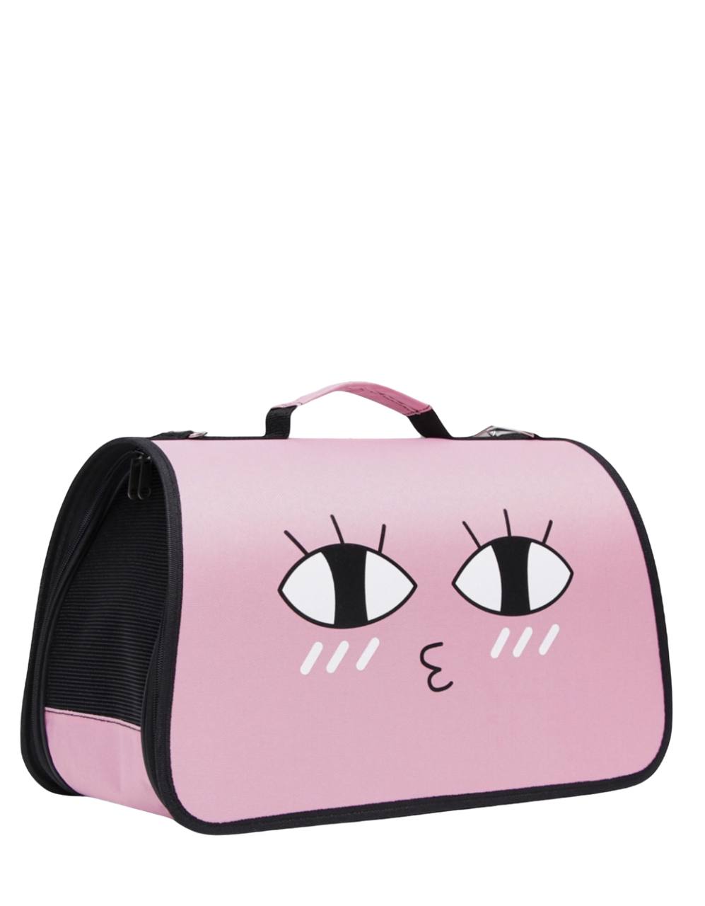 Сумка-переноска каркасная "Воздушный поцелуй", размер M,  45 х 21 х 27 см, розовая