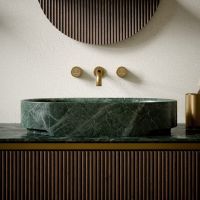 Комплект мебели №1 Oasis Naos 236х56x32 см подвесной три тумбы и топ схема 2