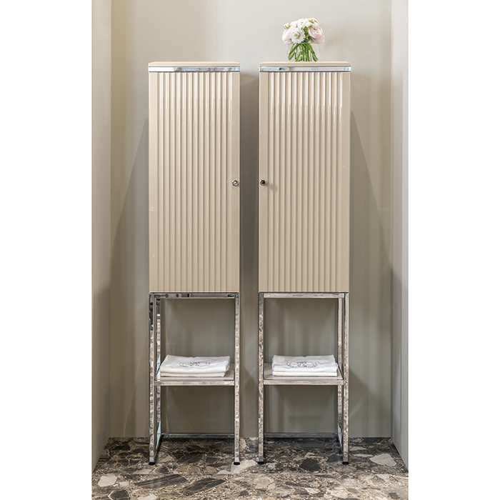 Комплект мебели №18 Oasis Academy напольная консоль со столешницей раковиной и зеркалом 110х53х86 см ФОТО