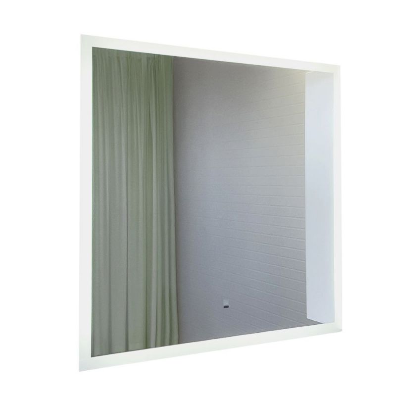 Зеркало для ванной Comforty Эдельвейс-90 LED-подсветка, бесконтактный сенсор, антизапотевание