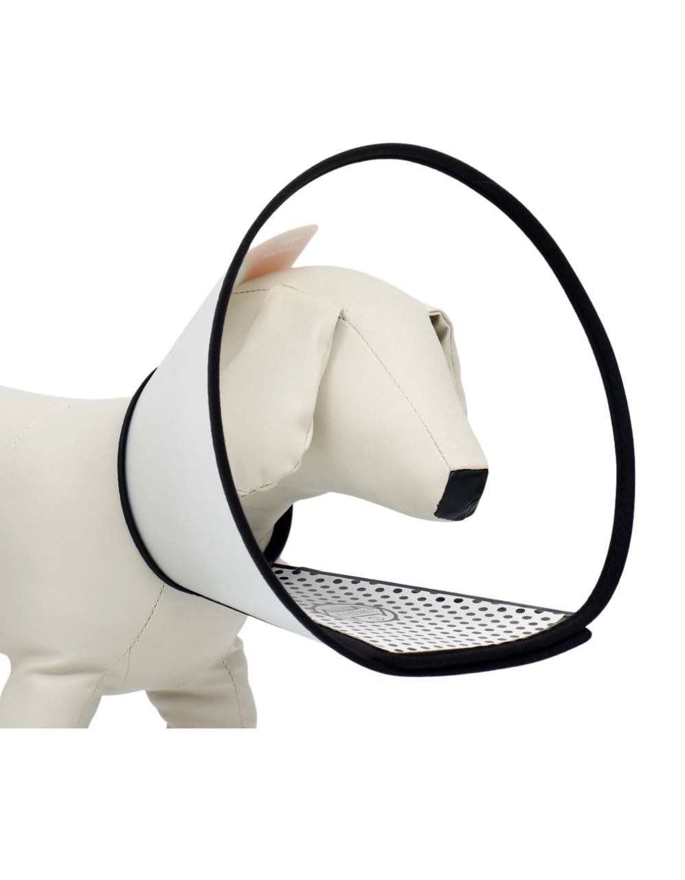 Ветеринарный воротник №5, обхват шеи 23-25 см, высота 12,5 см, чёрный