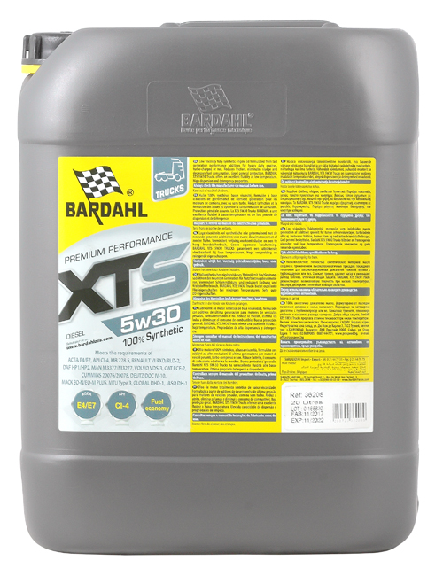 Bardahl XTS Trucks 5W-30, 20 л