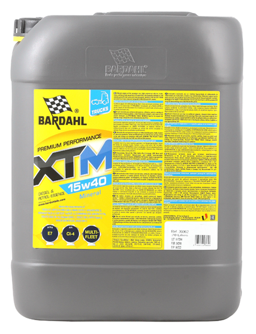 Bardahl XTM Trucks 15W-40, 20 л