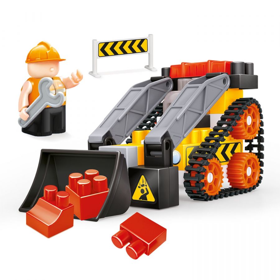 Конструктор "Стройка-техника". Набор с фронтальным погрузчиком