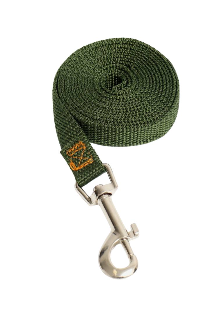 Поводок 2 м х 1,5 см, зелёный