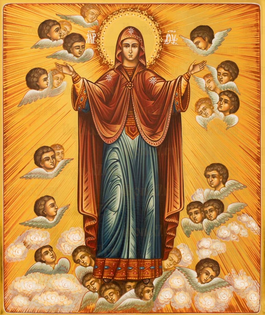 Икона Нерушимая Стена Гефсиманская образ Божией Матери (UV-печать)(10358)