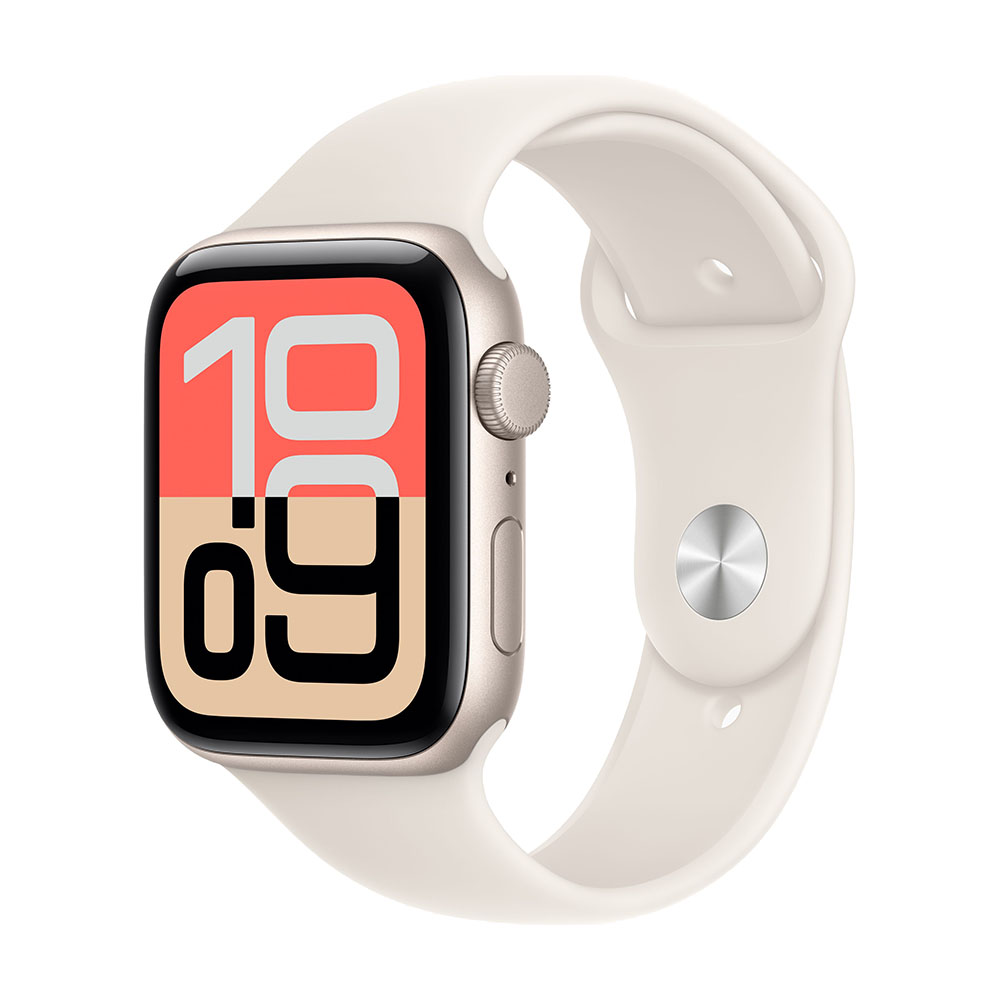 Часы Apple Watch SE 3 GPS 40мм S/M корпус из алюминия Starlight + ремешок Starlight Часы Apple Watch SE 3 GPS 40мм S/M корпус из алюминия Starlight + ремешок Starlight