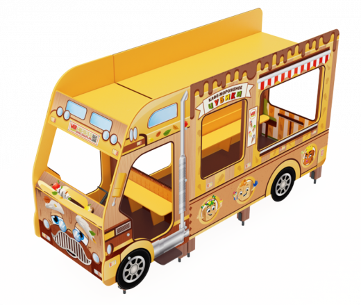 Беседка Автобус-мороженое 3220х1340х1800