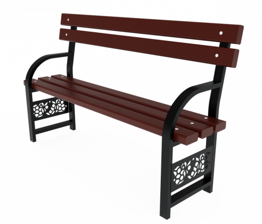 Скамья парковая 1500 1500х450х900