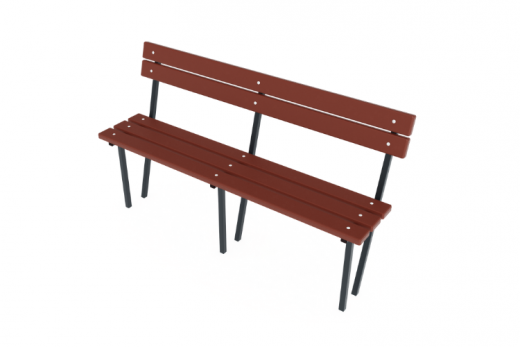 Скамья со спинкой 1950 1950х480х900