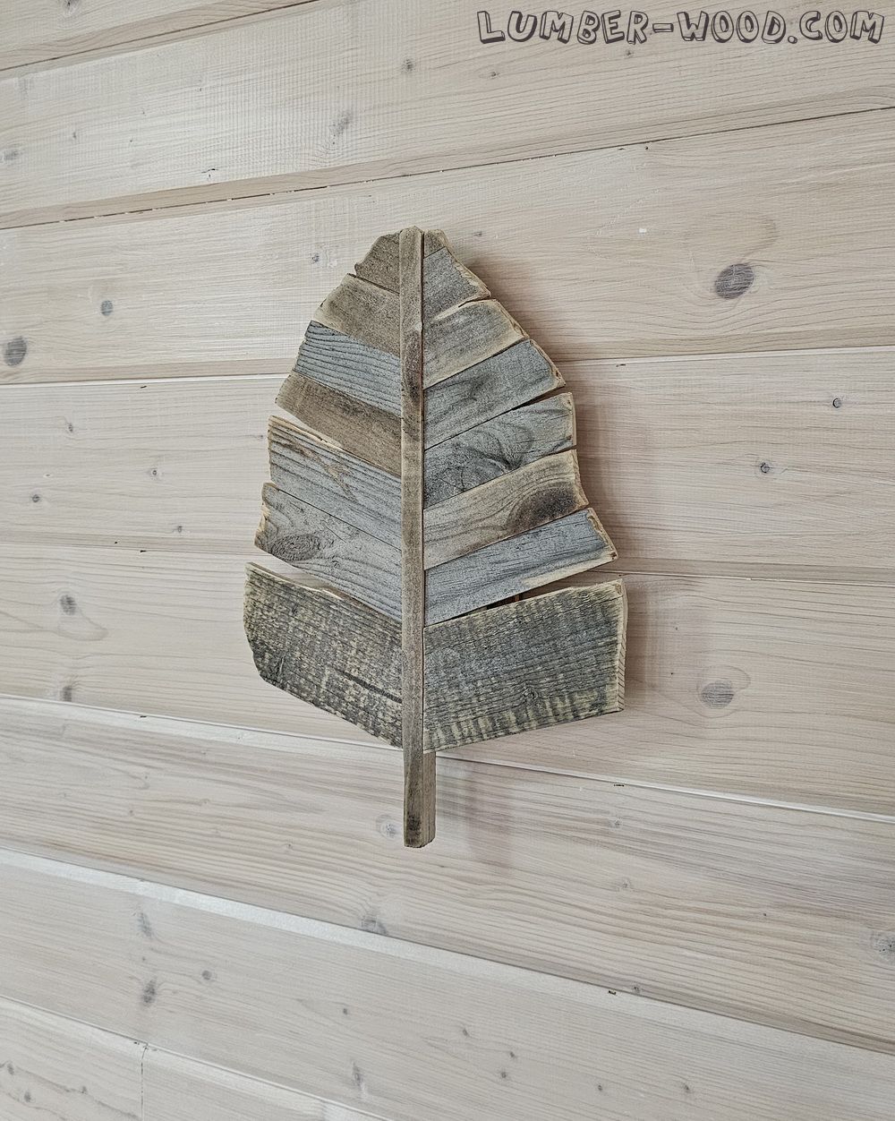 Седая сосна. Original (настенный светильник из дерева). арт 7004