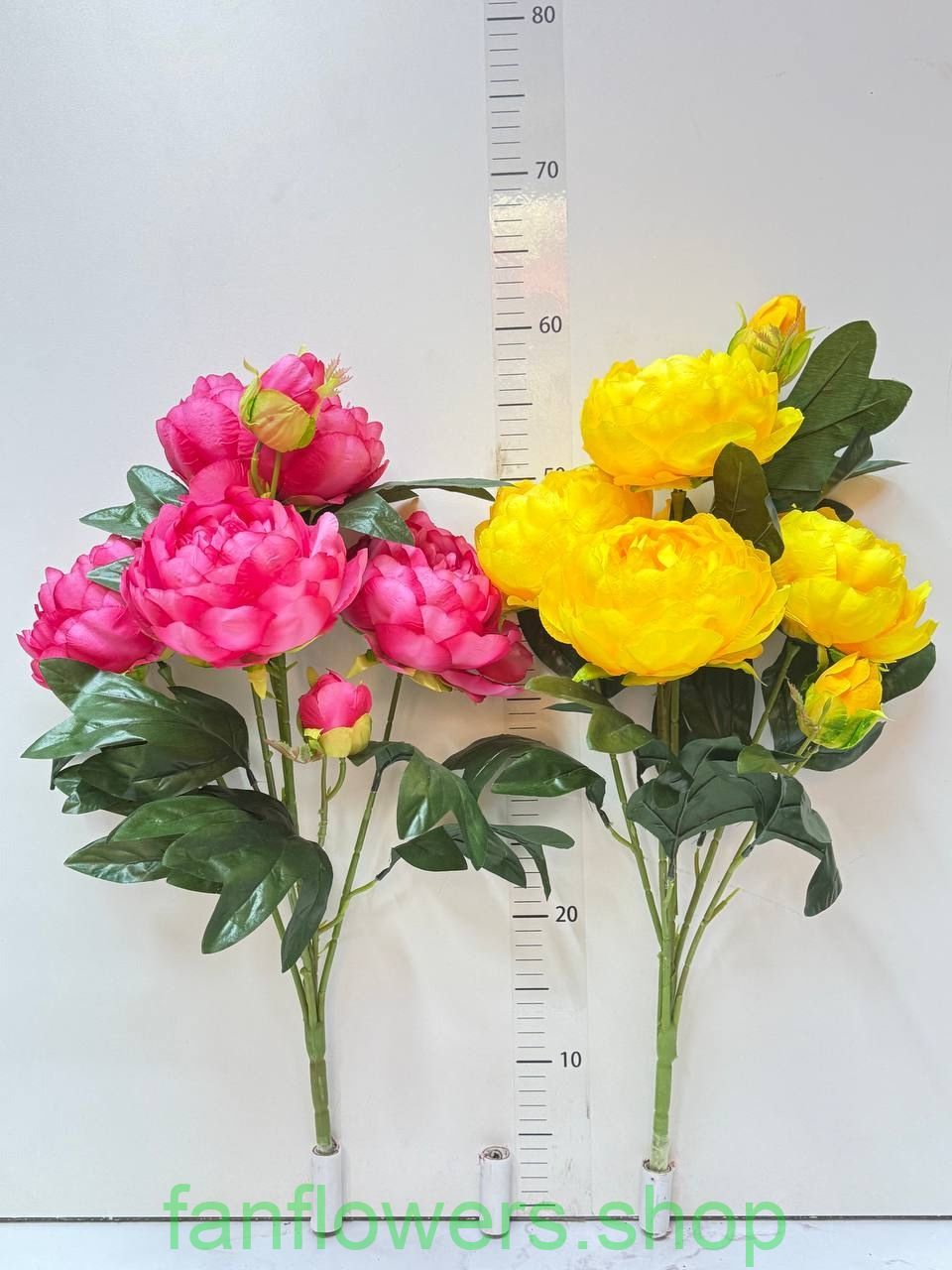 Искусственные цветы пионы 20 шт