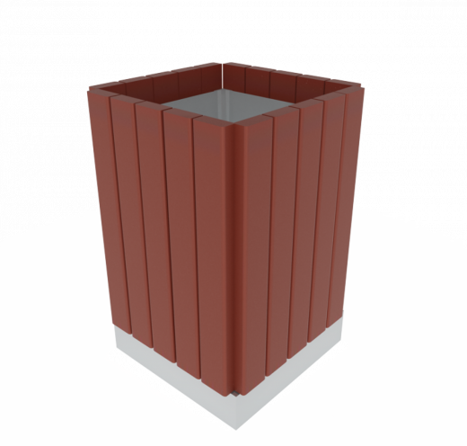 Урна с основанием 420х420х700
