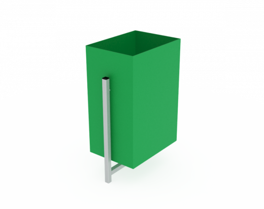Урна Прямоугольная 370х250х650