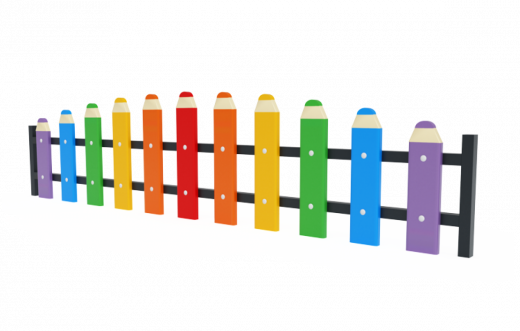 Ограждение Карандаши 450х2000 тип 15 2000х48х450