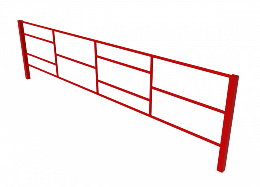 Ограждение 500х2000 тип 7 2000х30х500