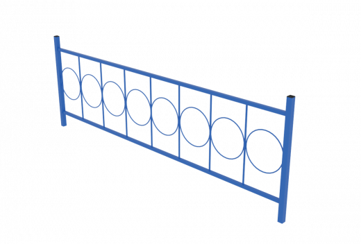 Ограждение 900х2000 тип 2 2000х30х900