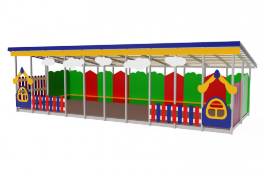 Теневой навес Ультра 2 Теремок 10000х4000х2700