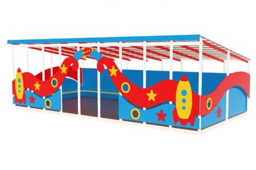 Теневой навес Космос 9000х4500х2700