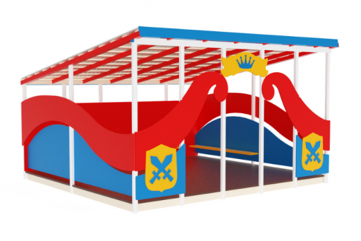 Теневой навес Королевство мини 5000х4500х2700