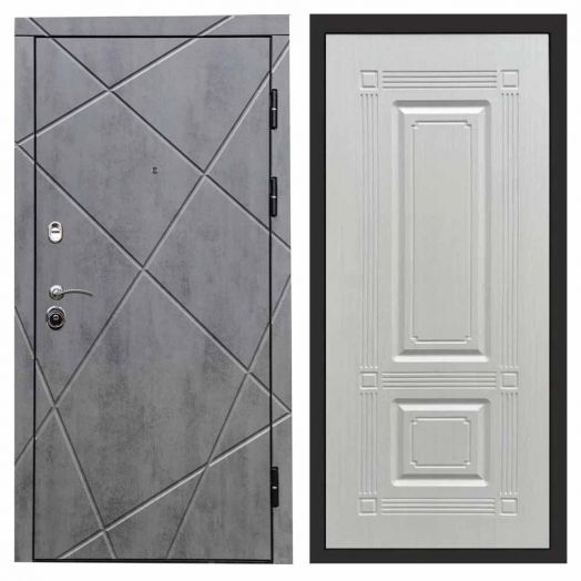 Входная дверь Termo-door Лучи Бетон - Мадрид Лиственница