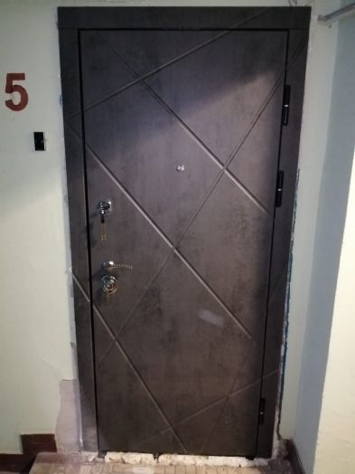 Входная дверь Termo-door Лучи Бетон - Марсель Грей софт