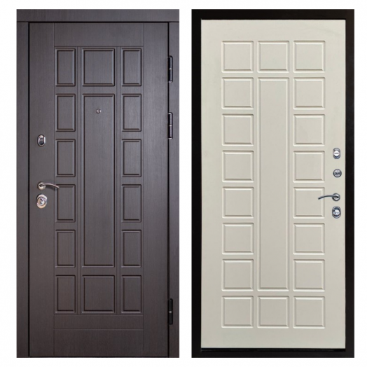 Входная дверь Termo-door Виргиния Венге - Престиж Бежевый матовый