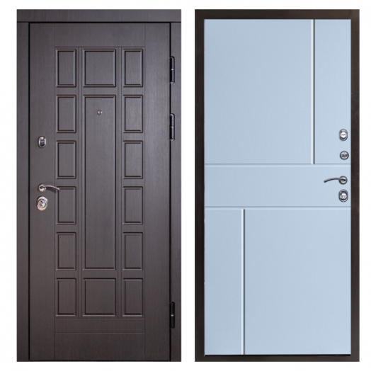 Входная дверь Termo-door Виргиния Венге - Горизонт Белый