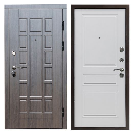 Входная дверь Termo-door Виргиния Венге - Классик Белый софт