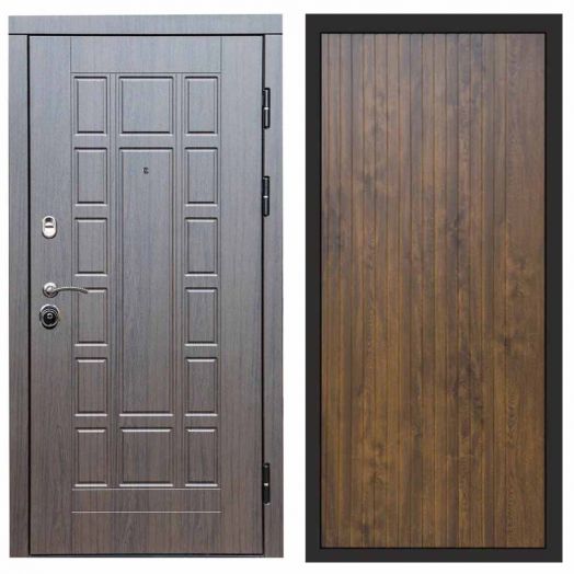 Входная дверь Termo-door Виргиния Венге - FLAT Дуб