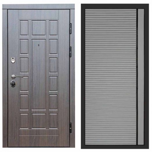 Входная дверь Termo-door Виргиния Венге - Porte Грей софт