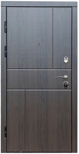 Входная дверь Termo-door Вертикаль Венге - Горизонт Слоновая кость