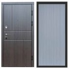 Входная дверь Termo-door Вертикаль Венге - FLAT Грей софт