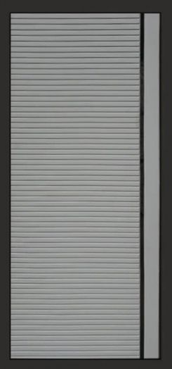 Входная дверь Termo-door Вертикаль Венге - Porte Грей софт