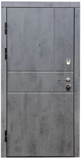 Входная дверь Termo-door Вертикаль Бетон - Марсель Шоколад