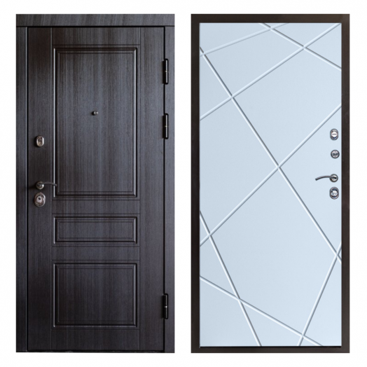 Входная дверь Termo-door Орегон Венге - Лучи Белый