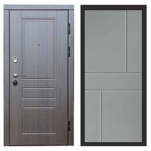Входная дверь Termo-door Орегон Венге - Горизонт Грей софт