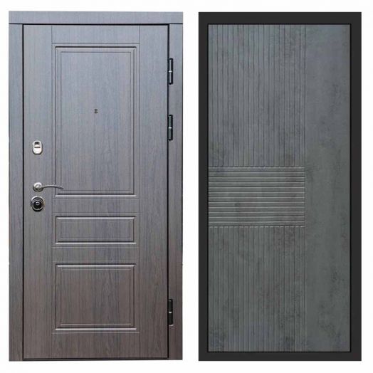 Входная дверь Termo-door Орегон Венге - Мастино Бетон темный