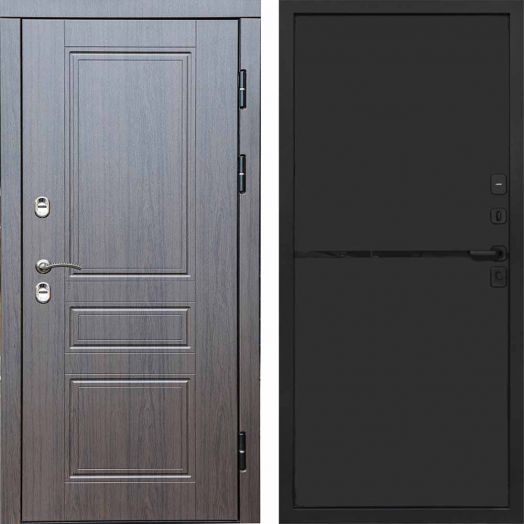 Входная дверь Termo-door Орегон Венге - Нео Black