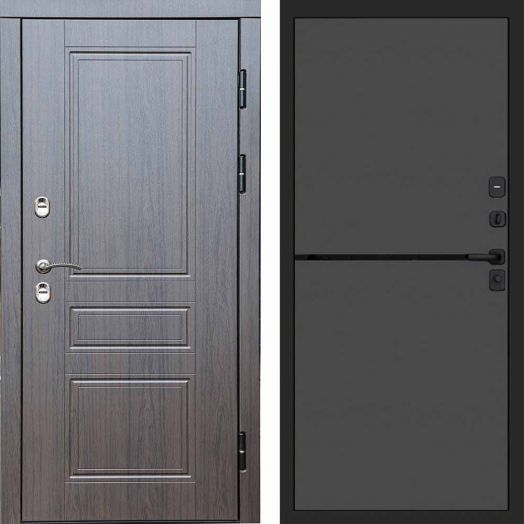 Входная дверь Termo-door Орегон Венге - Нео Графит