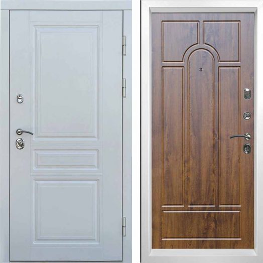 Входная дверь Termo-door Орегон WHITE - Арка Дуб