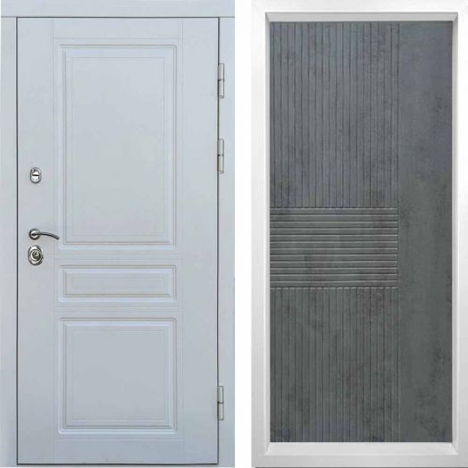 Входная дверь Termo-door Орегон WHITE - Мастино Бетон темный