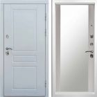 Входная дверь Termo-door Орегон WHITE - Зеркало Лиственница