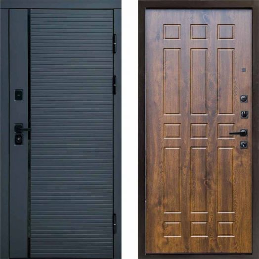 Входная дверь Termo-door Графит line - Спарта Дуб